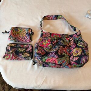 Colorful Paisley Women's Bag Set